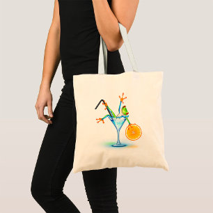 Cocktail Frog Tote Bag