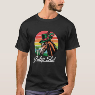 Cocktail Funny Horse Racing Derby Day Julep Mint T-Shirt