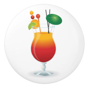 COCKTAIL GLASS CERAMIC KNOB