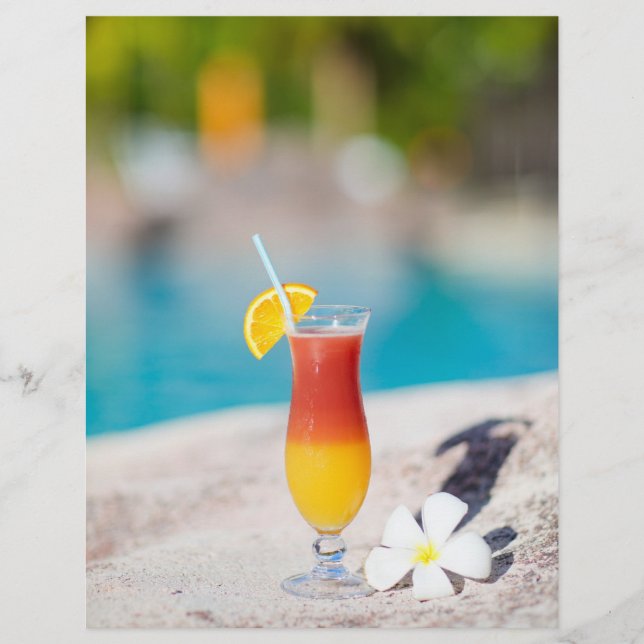 Cocktail glass flyer (Front)