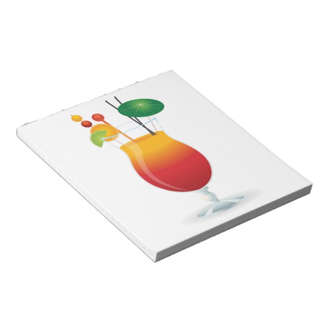 COCKTAIL GLASS NOTEPAD (Angled)