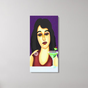 cocktail hour canvas print