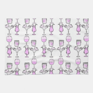 Cocktail Hour Tea Towel