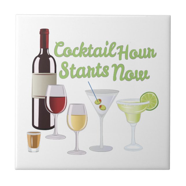 Cocktail Hour Tile (Front)