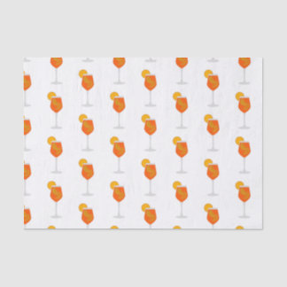 Cocktail Illustration, Aperol Spritz  Tissue Paper