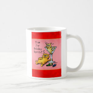 Cocktail Kittens Holiday Spirits Coffee Mug