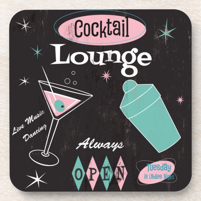 Cocktail Lounge Coaster set (Front)