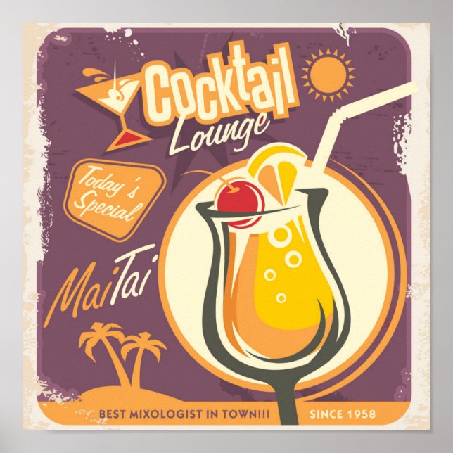 Cocktail Lounge Poster (Front)