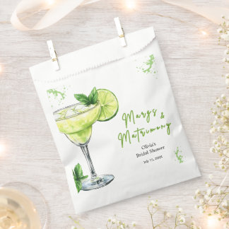 Cocktail Margs and Matrimony Bridal Shower Favour Bags