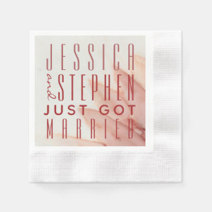 Cocktail Napkin Lovely in Pink and Lavenders