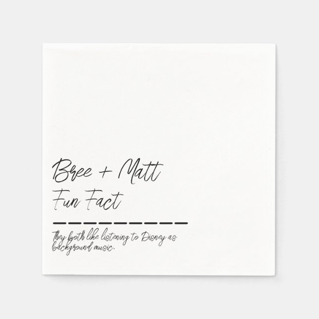 Cocktail Napkins (Front)
