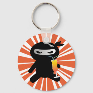 Cocktail Ninja Key Ring