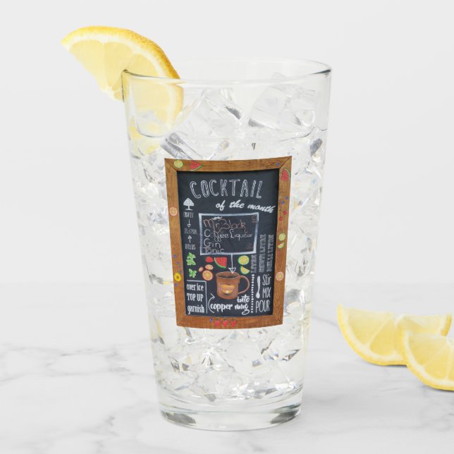 Cocktail of the month Glass Cup (Front Ice)