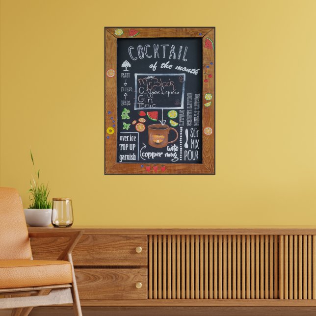 Cocktail of the month poster (Living Room 2)