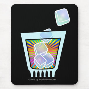COCKTAIL - OLD FASHIONED - ROCKS GLASS MOUSE MAT