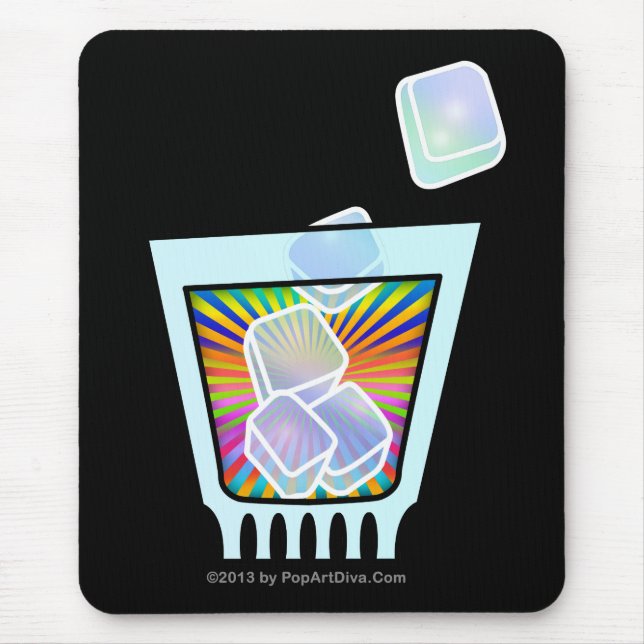 COCKTAIL - OLD FASHIONED - ROCKS GLASS MOUSE MAT (Front)