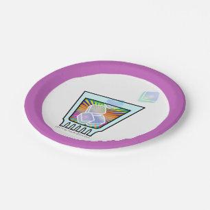 COCKTAIL - OLD FASHIONED - ROCKS GLASS PAPER PLATE