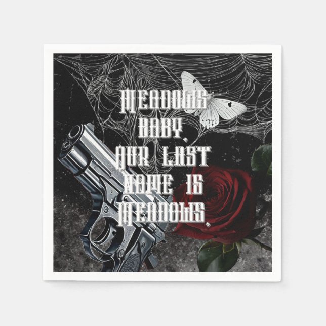 Cocktail Paper Napkin Haunting Adeline Zade Meadow (Front)