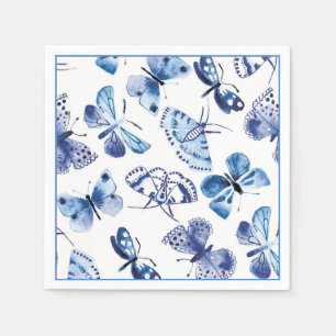 Cocktail Paper Napkins-Butterflies Napkin