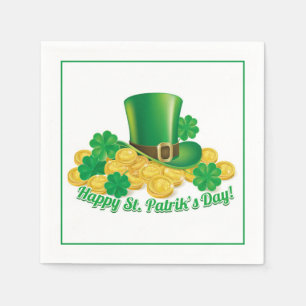 Cocktail Paper Napkins-St. Patrick's Day Napkin