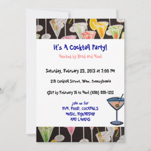 Cocktail Party Custom Invites