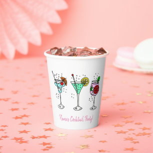 Cocktail Party Cute Paper Cups