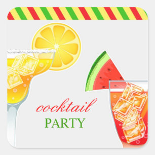 Cocktail Party Drinking Sticker