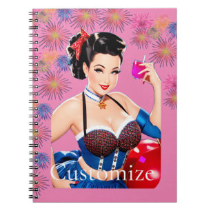 Cocktail Party Girl Thunder_Cove Notebook