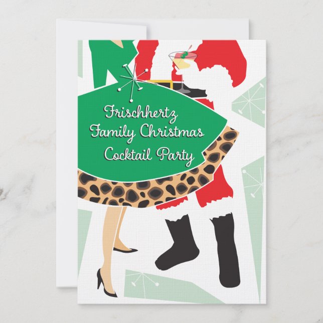 Cocktail Party | Holiday Party Invitations_Custom Invitation (Front)