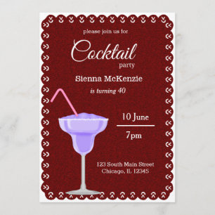 Cocktail party invitation
