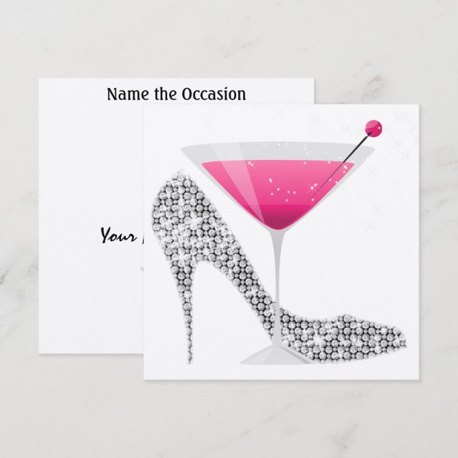 Cocktail Party Invitation by SRF (Front/Back)
