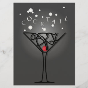 Cocktail party invitation card