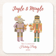 Cocktail Party Jingle Mingle Personalised white