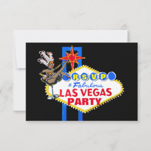 Cocktail Party Las Vegas RSVP Card