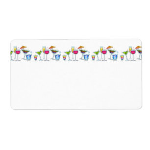 COCKTAIL PARTY NAME TAG AVERY LABEL