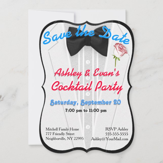 Cocktail Party (or other occasion) Invitation (Front)