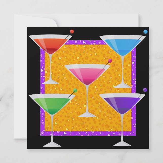 Cocktail PARTY - SRF Invitation (Front)