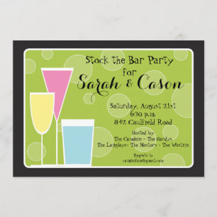 Cocktail Party Trio- Stock the Bar Invitation
