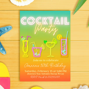 Cocktail Party - Tropical Invitation