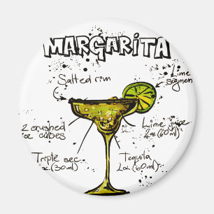 Cocktail Recipe Margarita Magnet