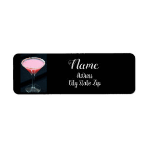 ***COCKTAIL*** RETURN ADDRESS LABEL