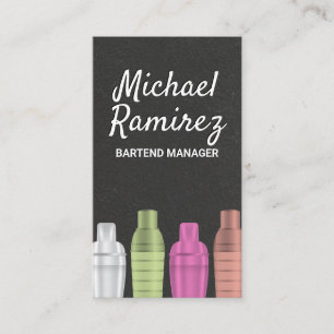 Cocktail Shakers Business Card
