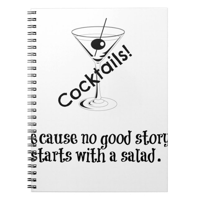 Cocktail Story Notebook (Front)