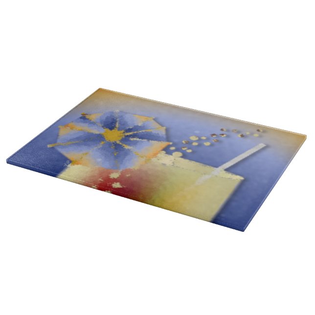 Cocktail Time Cutting Board (Corner)