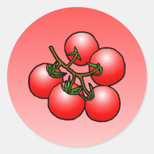 Cocktail Tomatoes - Classic Round Sticker