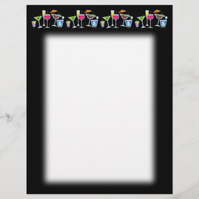 COCKTAIL UP GLASSES LETTERHEAD (Front)