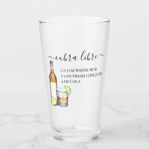 Cocktail Watercolor Recipe Mixed Drinks Rum  Glass