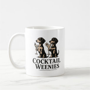 Cocktail Weenies Funny Dachshund Wiener Dog Coffee Mug
