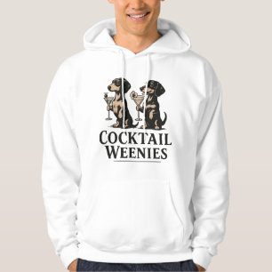 Cocktail Weenies Funny Dachshund Wiener Dog Hoodie