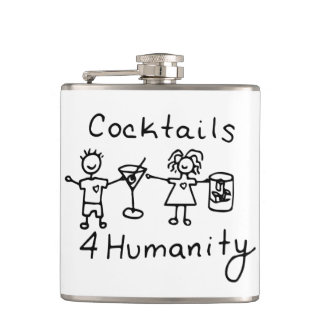 Cocktails4Humanity Flask